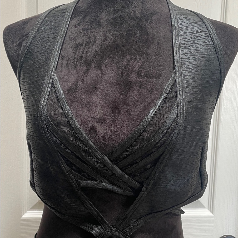 Chic Black Backless Dress